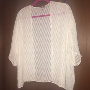 Forever 21 Sheer Ivory Coverup